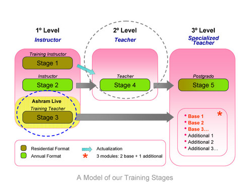 a model of our training stages
